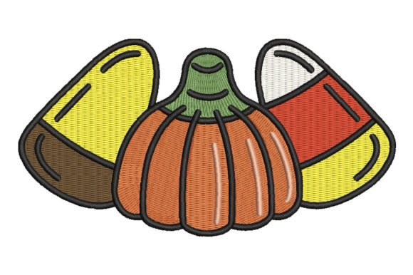 Halloween Candy Corn Trio Embroidery Design Review