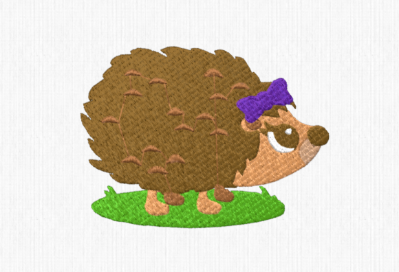 Hedgehog: A Sweet Embroidery Design for Small Shops