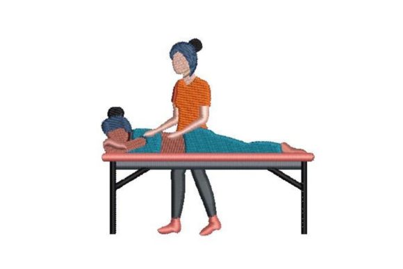 Massage Therapist at Work