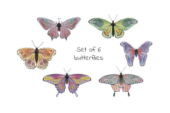 Multicolored Butterflies Set: A Designer's Review for Boutique Apparel