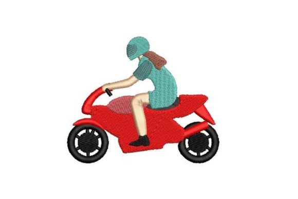 Nurse Riding a Motorcycle: Design Review for Business Merch