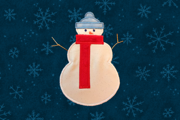 Snowman with Scarf Applique: A Design Review