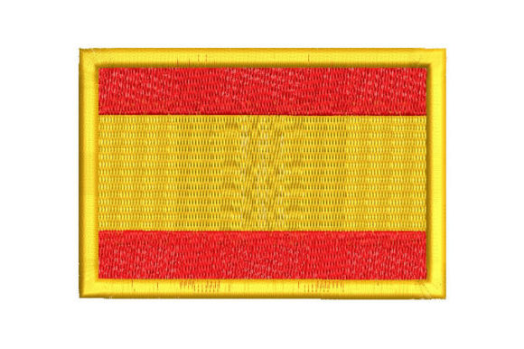 Spain Flag Embroidery Design