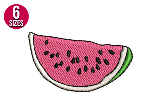 Watermelon: A Fresh Slice of Summer Embroidery