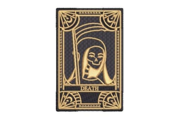 Witchy Tarot Card Death: An Embroidery Designer's Review